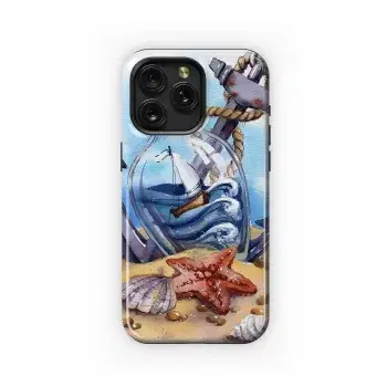 Beach Anchor Phone Case iPhone Samsung Cover Pixel 2062 - Image 1