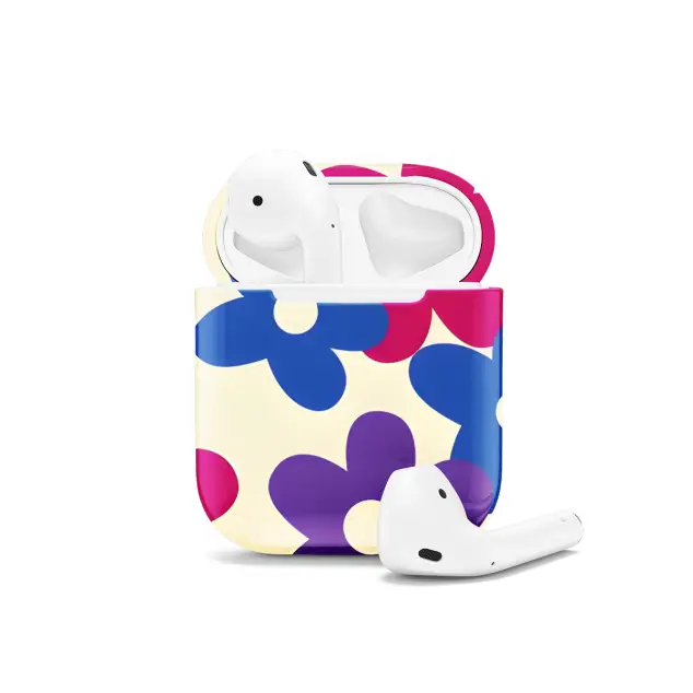 Bi Pride Bisexual Flower AirPods Case AirPods Pro AirPods Pro 2 AirPods 3 AirPods 2 Glossy 1371