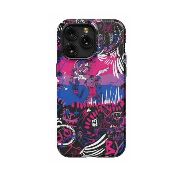 Bi Pride Bisexual Phone Case iPhone Samsung Cover Pixel 1368