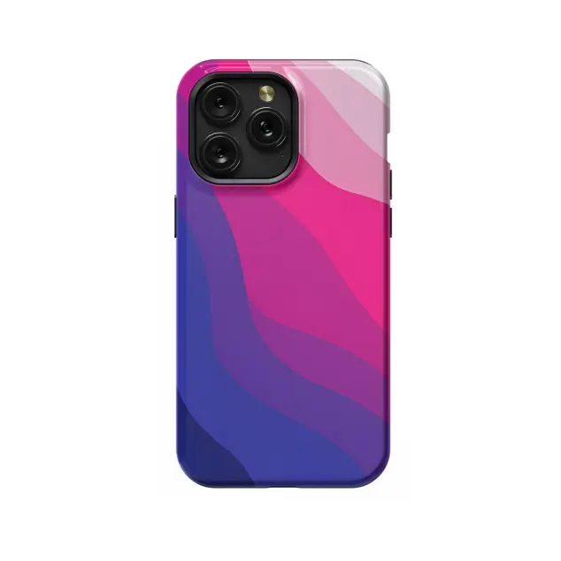 Bi Pride Bisexual Wavy Phone Case iPhone Samsung Cover Pixel 1376