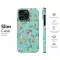 Birds & Blossoms Teal
 Phone Case iPhone Samsung Cover Pixel 5488 - Image 7
