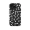 Black and White Dog Bone Phone Case iPhone Samsung Pixel & More 182 - Image 1