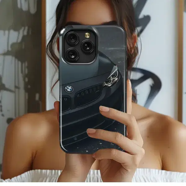 Black BMW M3 Power Phone Case iPhone Samsung Cover Pixel 5640 - Image 1