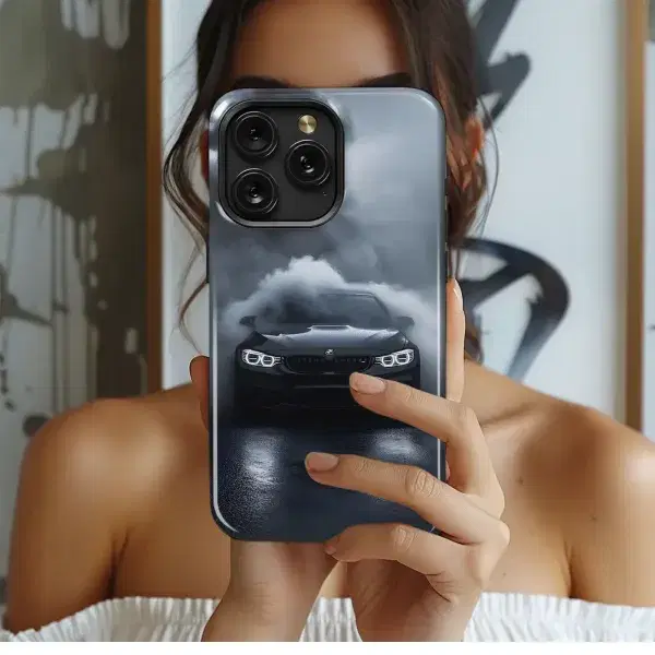 Black BMW Smoke Drift
 Phone Case iPhone Samsung Cover Pixel 5629 - Image 1
