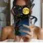 Black Cat Butterfly Meadow Art Phone Case iPhone Samsung Cover Pixel 5385 - Image 1