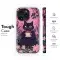 Black Cat Flower Tea Phone Case iPhone Samsung Cover Pixel 3707 - Image 6