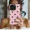 Black Cat Heads Pink Phone Case iPhone Samsung Cover Pixel 3699 - Image 1
