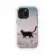 Black Cat in Bloom
 Phone Case iPhone Samsung Cover Pixel 4162 - Image 1