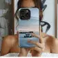 Black Cat in Bloom
 Phone Case iPhone Samsung Cover Pixel 4162 - Image 1