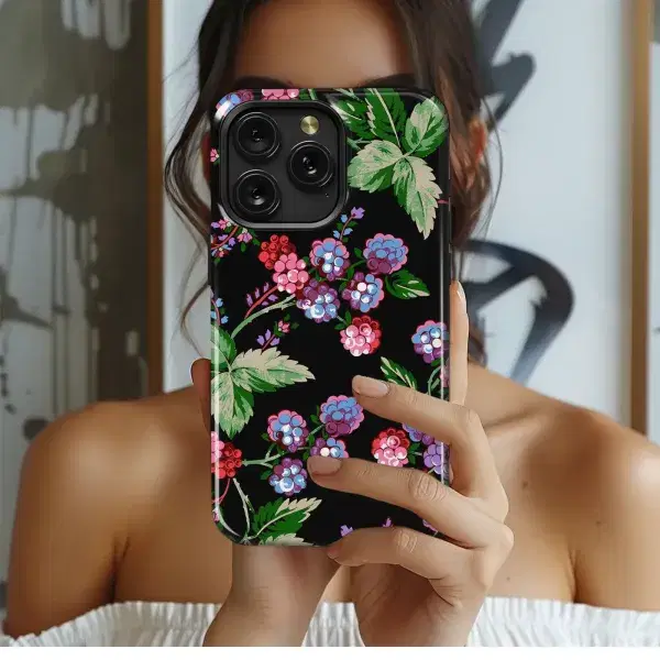 Blackberry Blossom Design
 Phone Case iPhone Samsung Cover Pixel 5595 - Image 1