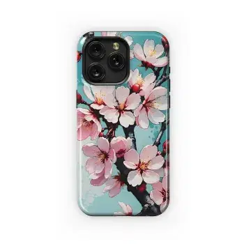 Blooming Almond Branch
 Phone Case iPhone Samsung Cover Pixel 5613 - Image 1