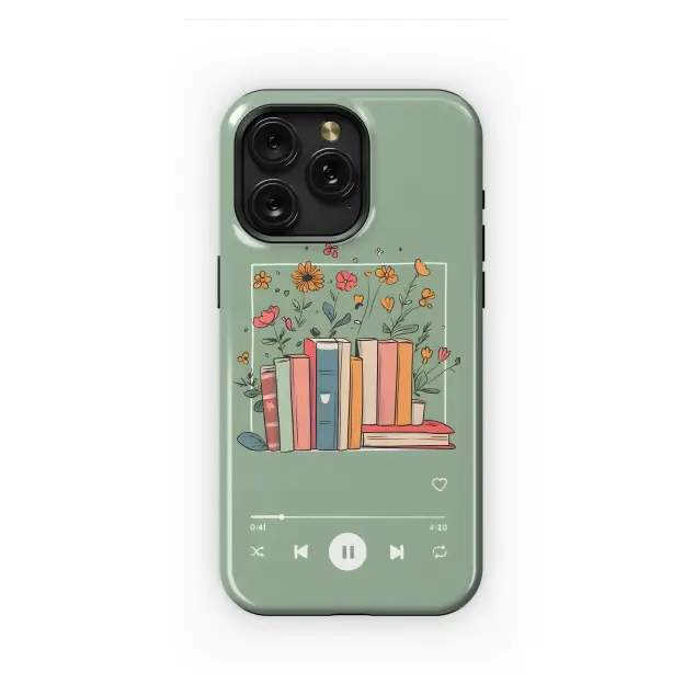 Blooming Bookshelf Melody Phone Case iPhone Samsung Cover Pixel 4877