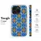 Blue and Golden Diamond Geometric Phone Case iPhone Samsung Cover Pixel 3218 - Image 6