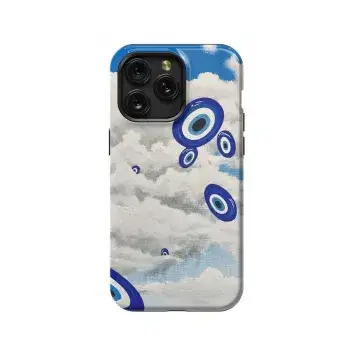 Blue Evil Eye Phone Case iPhone Samsung Pixel & More - Image 1
