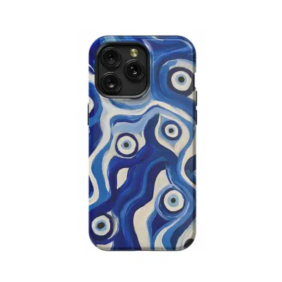 Blue Evil Eye Phone Case iPhone Samsung Pixel & More #438 - Image 1