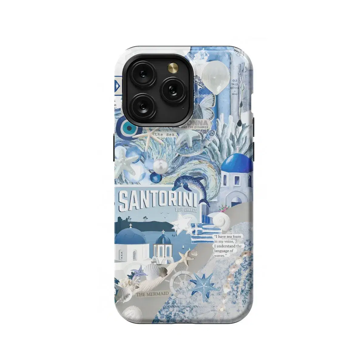 Blue Evil Eye Sea Phone Case iPhone Samsung Pixel & More - Image 1