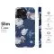 Blue Floral Peony with Ducks Phone Case iPhone Samsung Cover Pixel 3493 - Image 7