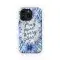 Blue Floral Prayer Design Phone Case iPhone Samsung Cover Pixel 5031 - Image 1