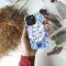 Blue Floral Prayer Design Phone Case iPhone Samsung Cover Pixel 5031 - Image 4