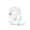 Blue Flower French Toile De Jouy AirPods Case AirPods Pro AirPods Pro 2 AirPods 3 AirPods 2 Glossy 1465 - Image 1