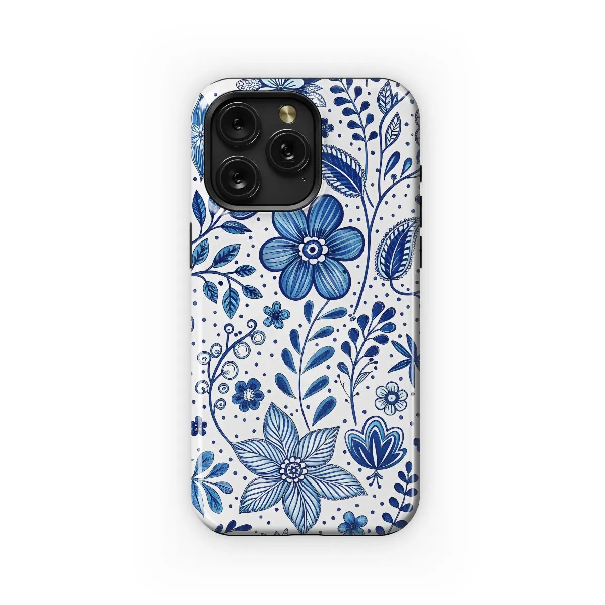 Blue Garden of Inked Dreams Phone Case iPhone Samsung Cover Pixel 6484 - Image 1