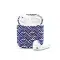 Blue Japanese Seigaiha Wave AirPods Case AirPods Pro AirPods Pro 2 AirPods 3 AirPods 2 Glossy 1504 - Image 1
