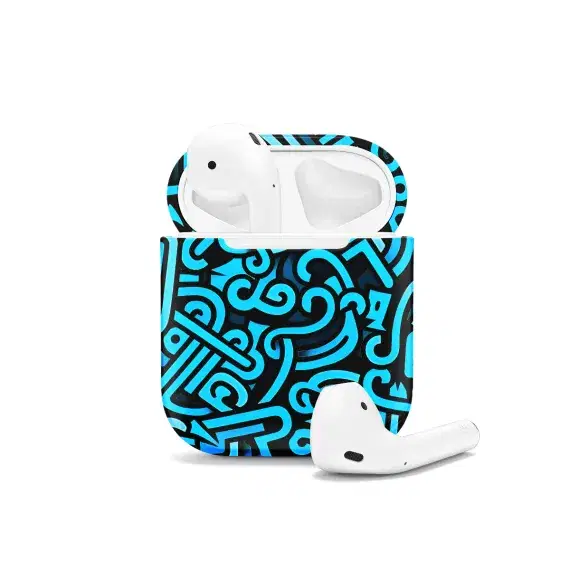 Blue Noodle AirPods Case AirPods Pro AirPods Pro 2 AirPods 3 AirPods 2 Glossy 1446 - Image 1