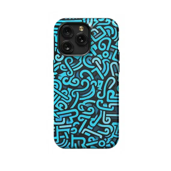 Blue Noodle Phone Case iPhone Samsung Cover Pixel 1446 - Image 1