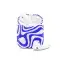 Blue Psychedelic Retro AirPods Case AirPods Pro AirPods Pro 2 AirPods 3 AirPods 2 Glossy 2150 - Image 1