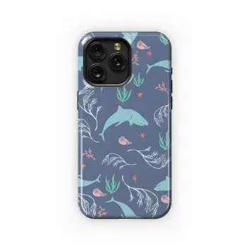 Blue Shark Phone Case iPhone Samsung Cover Pixel 3252 - Image 1