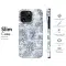 Blue Toile Jungle Print
 Phone Case iPhone Samsung Cover Pixel 4049 - Image 7