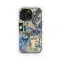 Blue Vintage Collage Design Phone Case iPhone Samsung Cover Pixel 4962 - Image 1