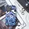 Blue Violet Wavy Marble Phone Case iPhone Samsung Pixel & More 46 - Image 3
