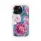 Blue Watercolor Peonies Phone Case iPhone Samsung Cover Pixel 3567 - Image 1