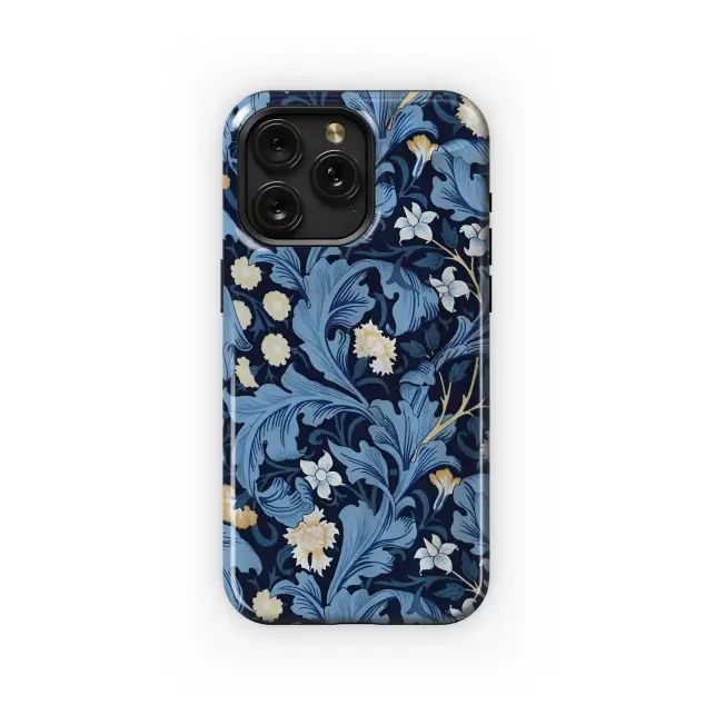 Blue Willow Floral Design
 Phone Case iPhone Samsung Cover Pixel 6127