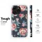 Blushing Blooms on a Navy Night Phone Case iPhone Samsung Cover Pixel 6467 - Image 6