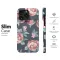 Blushing Blooms on a Navy Night Phone Case iPhone Samsung Cover Pixel 6467 - Image 7