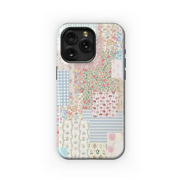 Blushing Quilt Phone Case iPhone Samsung Cover Pixel 3208