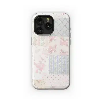 Blushing Quilt Phone Case iPhone Samsung Cover Pixel 3211 - Image 1
