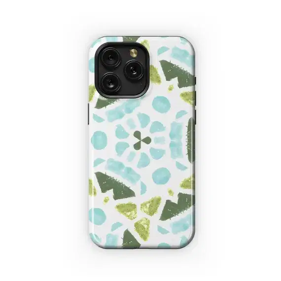 Boho Geometric Tapestry Rug Phone Case iPhone Samsung Cover Pixel 3220 - Image 1