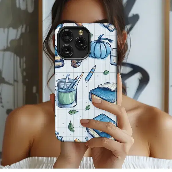Boho Rainbow Garden Pattern Phone Case iPhone Samsung Cover Pixel 5213 - Image 1