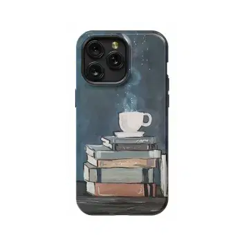 Book Lover Bookish Coffe Phone Case iPhone Samsung Pixel & More - Image 1
