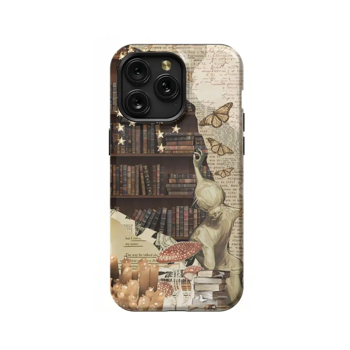 Book Lover Bookish Collage Phone Case iPhone Samsung Pixel & More #432 - Image 1