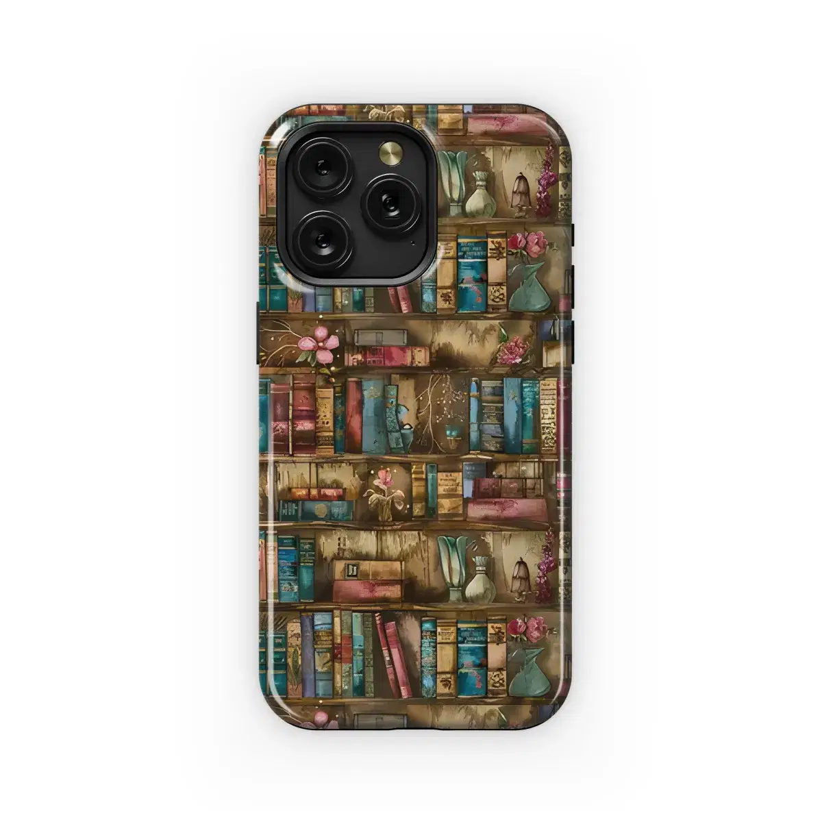 Book Lover Bookshelf Phone Case iPhone Samsung Cover Pixel 1761 - Image 1