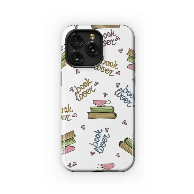 Book Lover Cozy Pattern Phone Case iPhone Samsung Cover Pixel 5260
