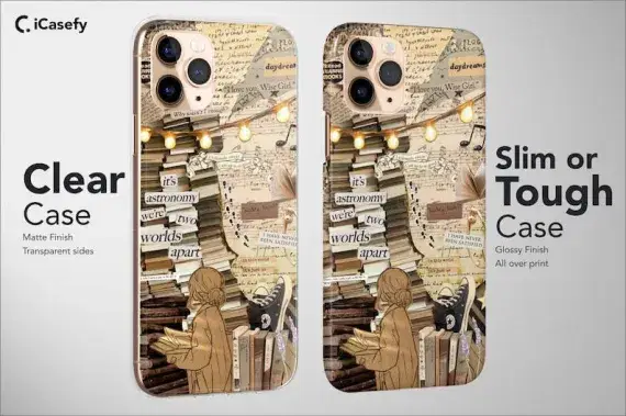 Book Lover Phone Case Bookish Aesthetic Cover - Image 1