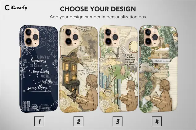 Book Lover Phone Case Bookish Aesthetic Cover