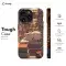Book Lover White Red Cat in Library Phone Case iPhone Samsung Cover Pixel 1019 - Image 5