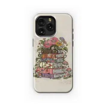 Bookish Bloom
 Phone Case iPhone Samsung Cover Pixel 5465 - Image 1