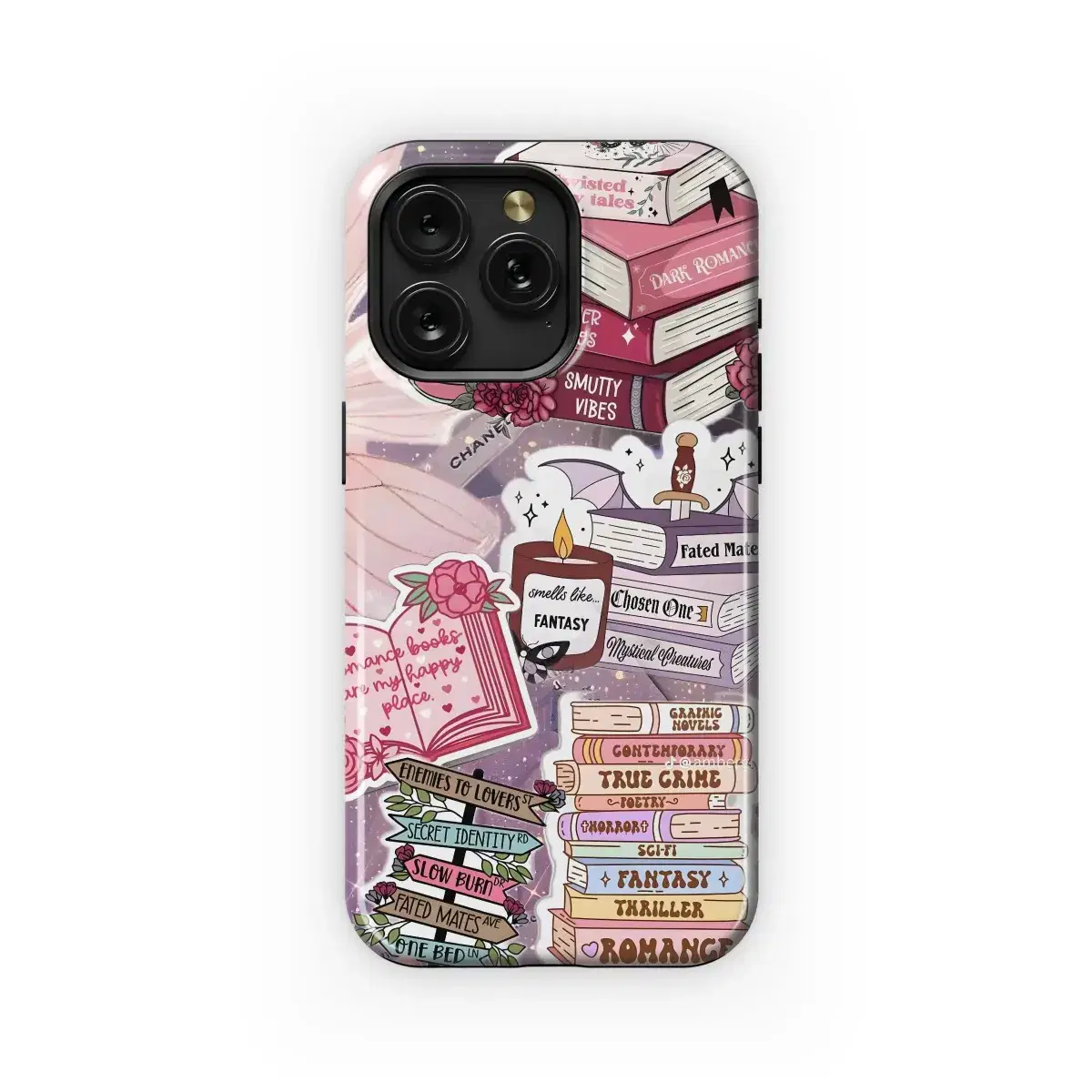 Bookish Vibes Only Phone Case iPhone Samsung Cover Pixel 5008 - Image 1